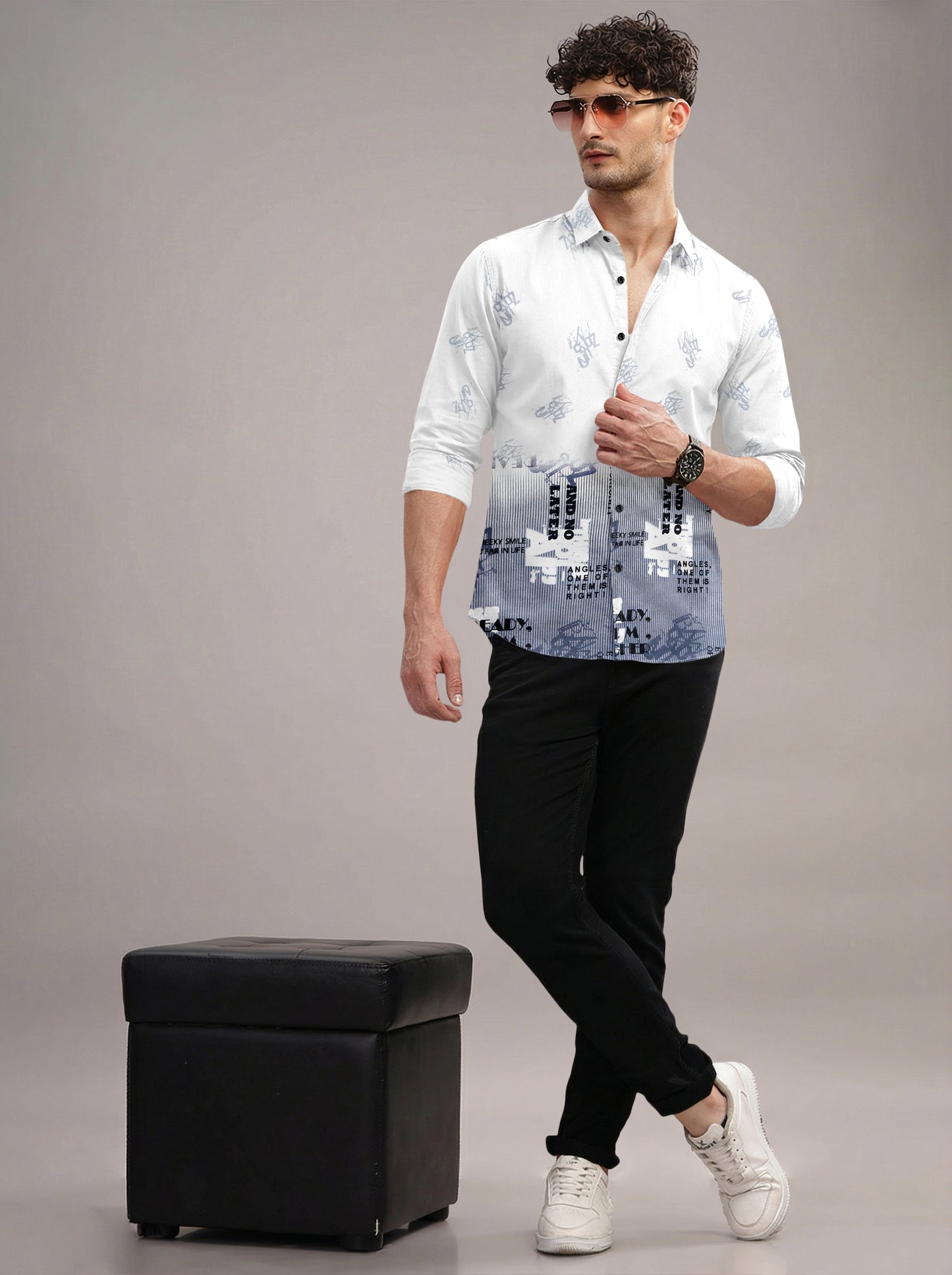 Blue-White One